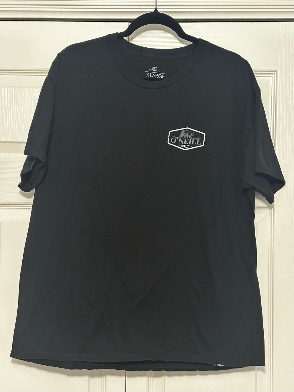 O’Neill Graphic Logo‎ Short Sleeve Tee T-shirt Modern Fit in Black Size XL VGUC